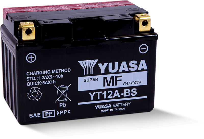 Yuasa Battery YUAM32ABS Yuasa YT12A-BS Maintenance Free AGM 12-Volt Battery W/bottle - User 1