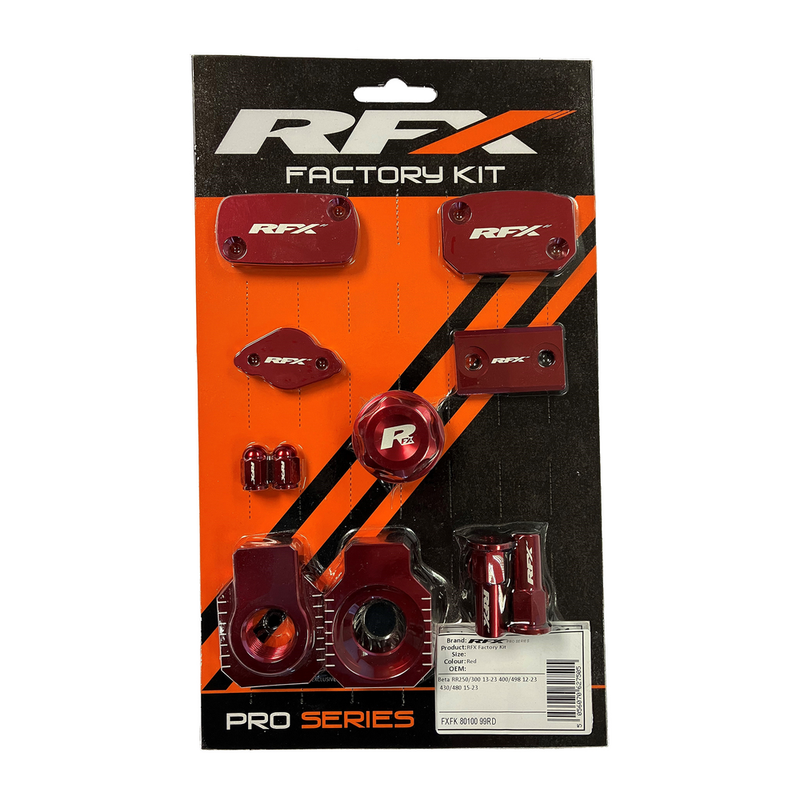 RFX Factory Kit RED - FXFK 80100 99RD Beta Dirt Bikes 2012-2024