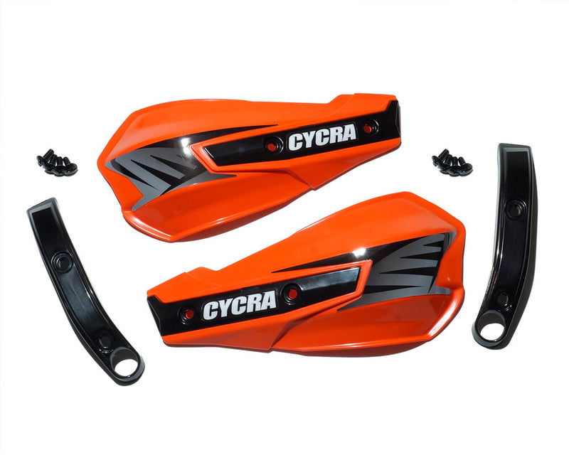 Cycra 714-1213 1CYC-1029-22 VORTEX HANDSHIELDS W/ABRASION GUARDS - ORANGE