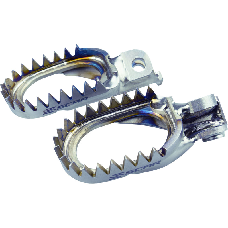 Scar Foot Pegs - S5516AM For KTM Dirt Bikes 1998-2024 | Sherco Dirt Bikes 2008-2026 | Beta Dirt Bikes 2005-2021 | Husqvarna Dirt Bikes 2014-2023