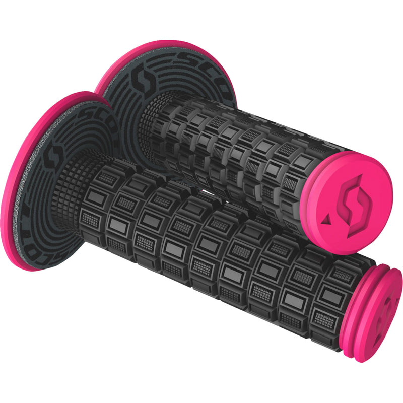 SCOTT 0630-3014 269305-1254 Mellow + Donut Grips Grips - Mellow - Black/Pink