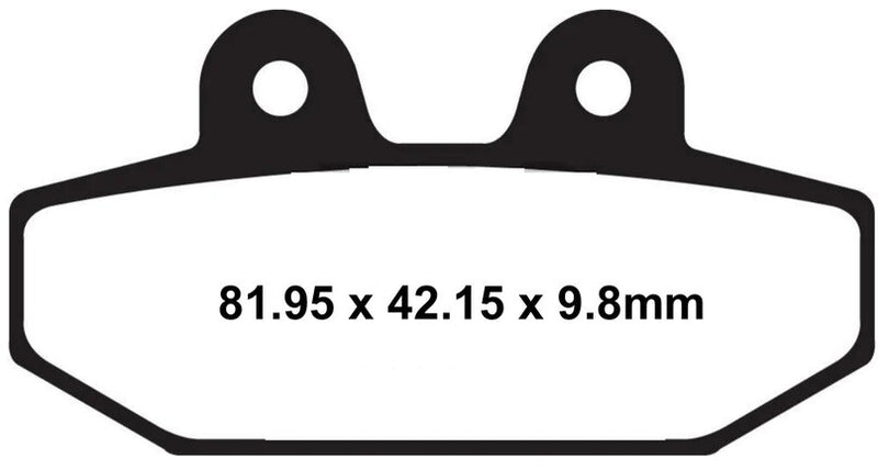Lyndall Brakes 815-0059 7283-G BRAKE PAD GOLD+ REAR `18-24 SOTFAIL