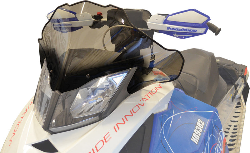 Powermadd Cobra W S LOW Smoke Black 12" S-D XP - 13412 Ski-Doo Freeride / Sport / 600 / Renegade 2013-2019
