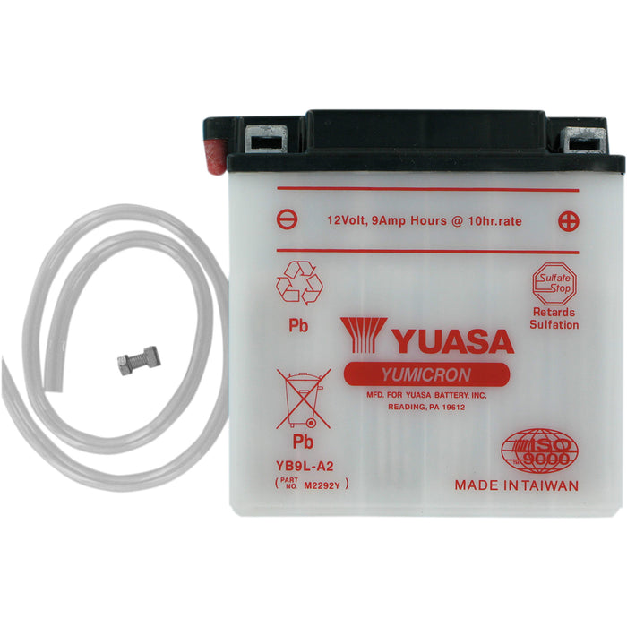 YUASA YB9L-A2 YUAM2292Y Conventional Battery — 12 V Battery - YB9L-A2