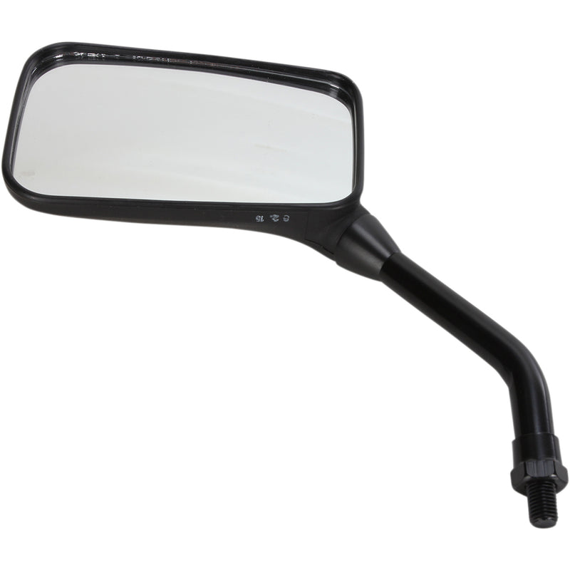Parts Unlimited GX Mirror GX Side View Rectangle Black Left