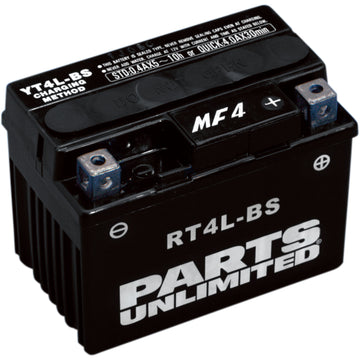 Parts Unlimited Battery - RT4L-BS For E-TON ATVs 1999-2003 | KTM Dirt Bikes 2009-2018 | Yamaha 50 Jog / 125 2003-2022 | Aeon Cobra 2000-2014
