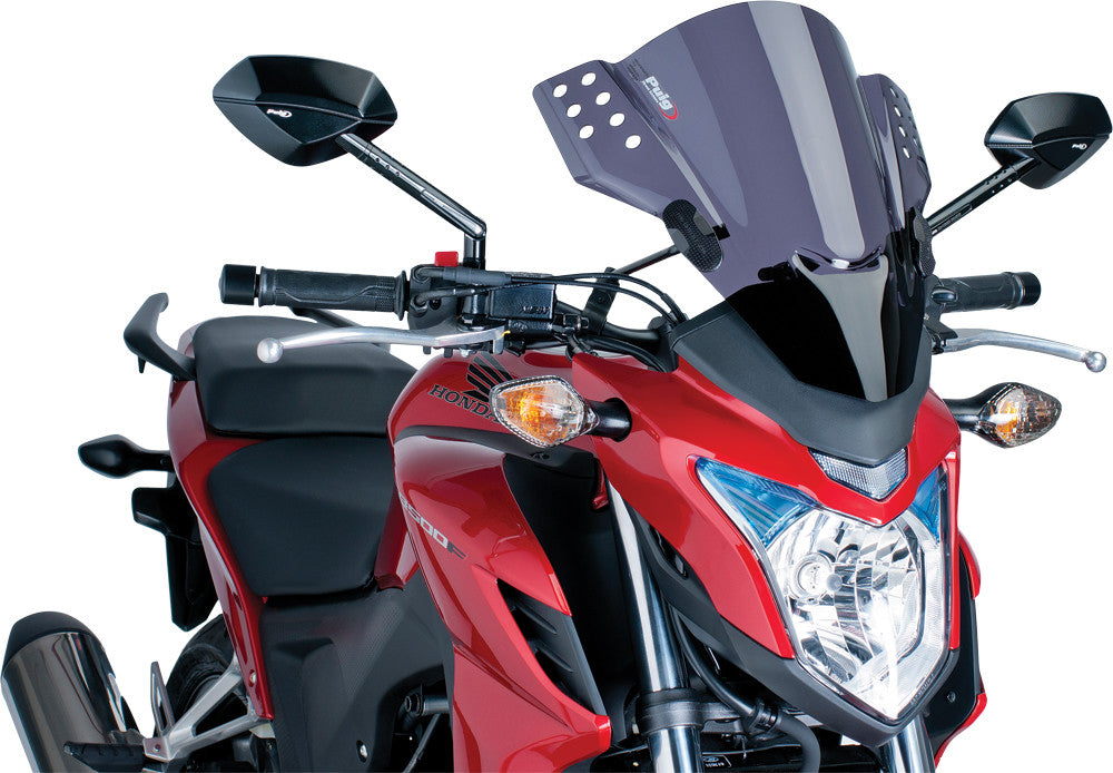 Puig Hi-tech Parts 561-1901D 5881F WINDSCREEN RAFALE BAR MOUNT DARK SMOKE
