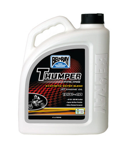 Bel-ray 840-1544 99520-B4LW THUMPER ESTER BLEND ENG OIL 4T SYN 10W40 4L