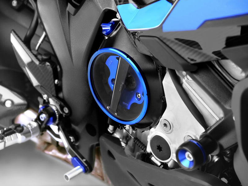 Rizoma 58-ZBW109B ZBW109B CLUTCH COVER BLACK/BLUE BMW