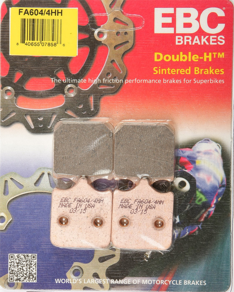 EBC Brake Pads Double-H Sintered - FA604/4HH BMW S1000RR / S1000R 2009-2017