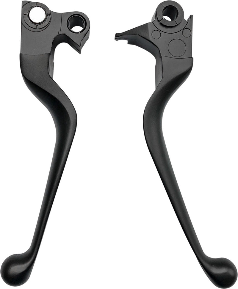Harddrive 053502 Smooth Lever SET Chrome BT Except FLT For Harley Motorcycles 2007-2017