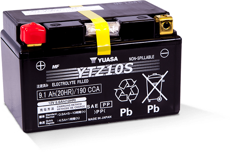 Yuasa Battery YUAM7210A Yuasa YTZ10S Maintenance Free AGM 12-Volt Battery - User 1