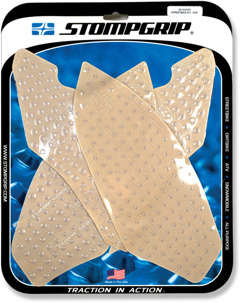 Stompgrip Tank PAD Kit Volcano Clear - 55-10-0107C BMW S1000R / S1000RR / 1000 2014-2020