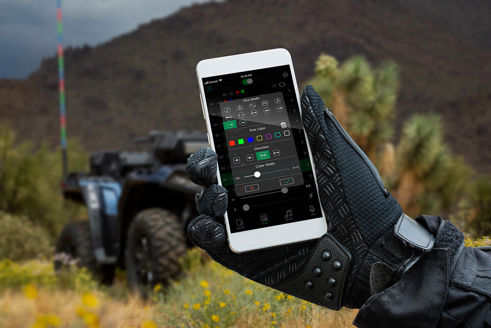 Boss Audio 63-8076 XP6 360 Degree RGB LED Whip Flag - SpazCycle