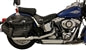 Tab Performance Softail Chrome Tip Compatible Exhaust Pipes Chrome Black Slash End Caps, 2.25" - 131-1295-B3-2.25 For Harley Softail 2007-2017