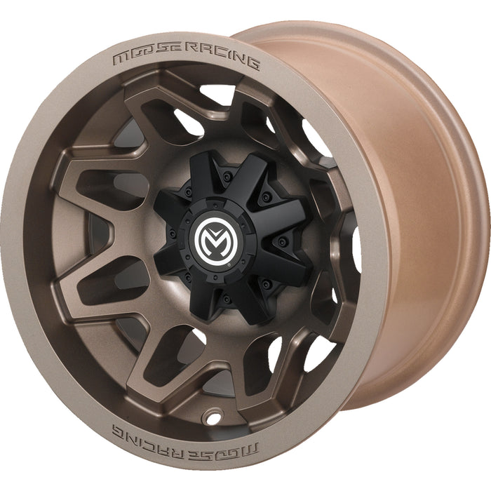 MOOSE OFFROAD 0230-1180 416MO148136BZ4 416X Wheel Wheel - 416X - Rear - Bronze - 14x8 - 4/136 - 4+4