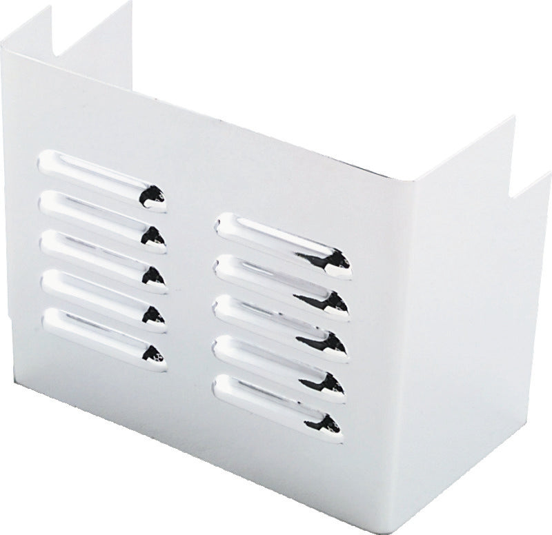Bikers Choice 490071 73-85 FXE 82-95 XL Chrome Louvered Battery Side Cover - Photo - Primary