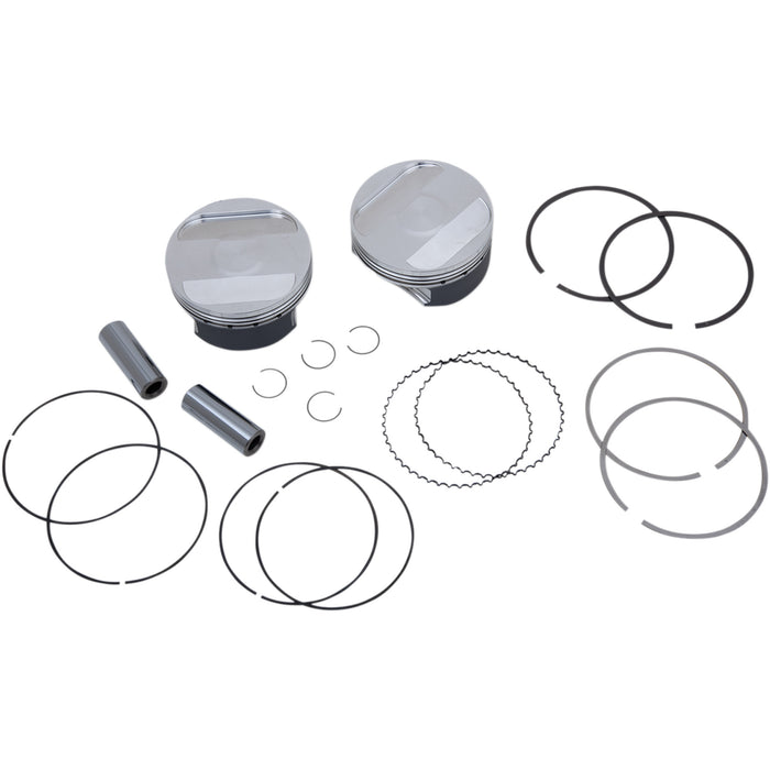 WOSSNER 0910-5598 K8897D300-2 Piston Kit for 4 Stroke Piston Kit - 95.95 mm - Polaris