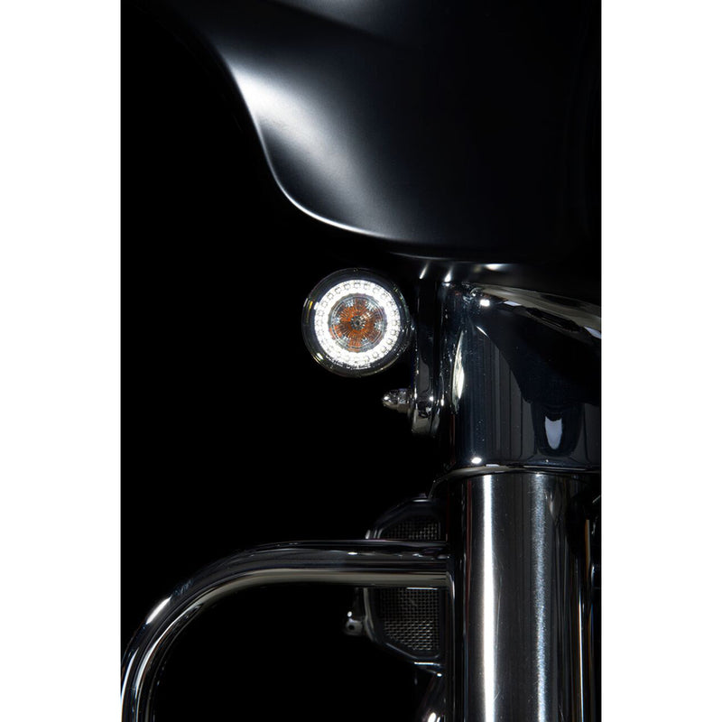 Custom Dynamics Dynamic Ringz™ Turn Signal Assembly - PB-AW-1157 For Harley Motorcycles 2000-2025