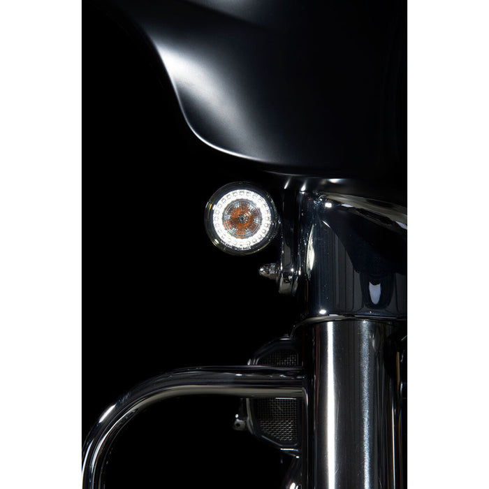 CUSTOM DYNAMICS 2020-1602 PB-AW-JAE ProBEAM® Amber/White Dynamic Ringz™ - ProBEAM® Dynamic Ringz™ Turn Signals - JAE