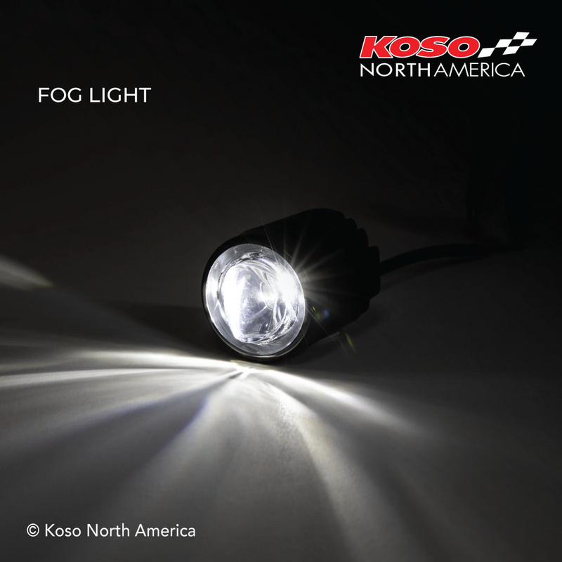 Koso North America 27-5971 HG010000 MINI LED FOG LIGHT BLACK EACH