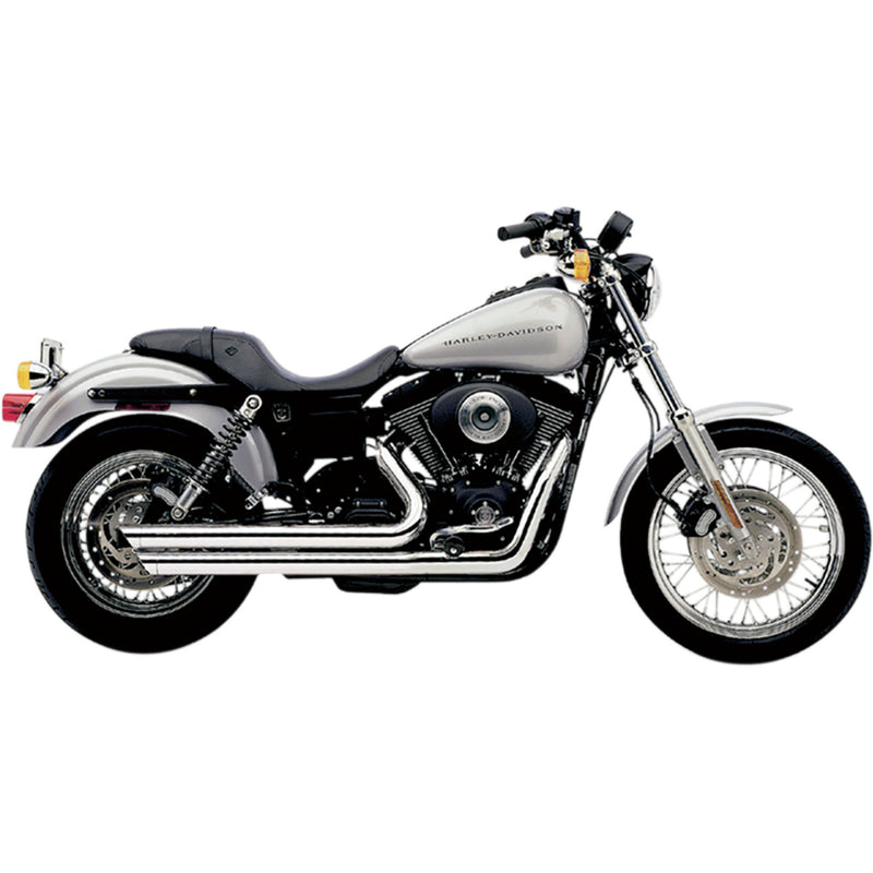 Cobra Speedster Slashdown 2-Into-2 Exhaust System - 6855 For Harley Dyna 1991-2005