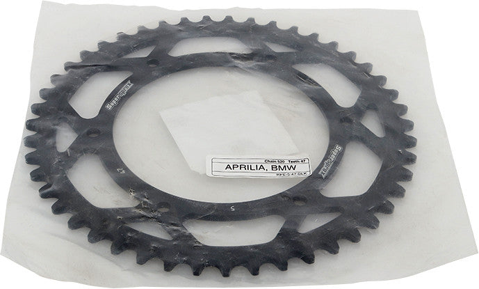 Supersprox Rear Sprocket Steel 47T-520 Black APR - RFE-5-47-BLK Aprilia Pegaso 1998-2005