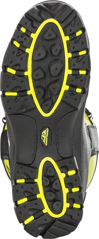 Fly Racing 361-97308 361-97308 MARKER BOOT BLACK/GREY/HI-VIS SZ 08