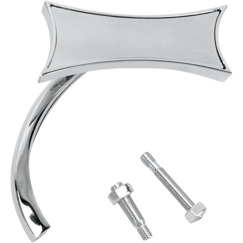 ARLEN NESS 0640-0502 13-417 Micro-Mirror - Four-Point - Side View - Rectangle - Chrome - Right