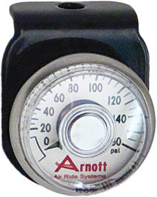 Arnott 850-01202 K-2635 PRESSURE GAUGE & BRACKET BLACK