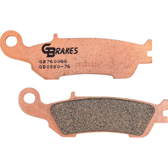 GBRAKES 1722-1006 GB0580-76 HH Sintered Brake Pads Brake Pads - Sintered - Front