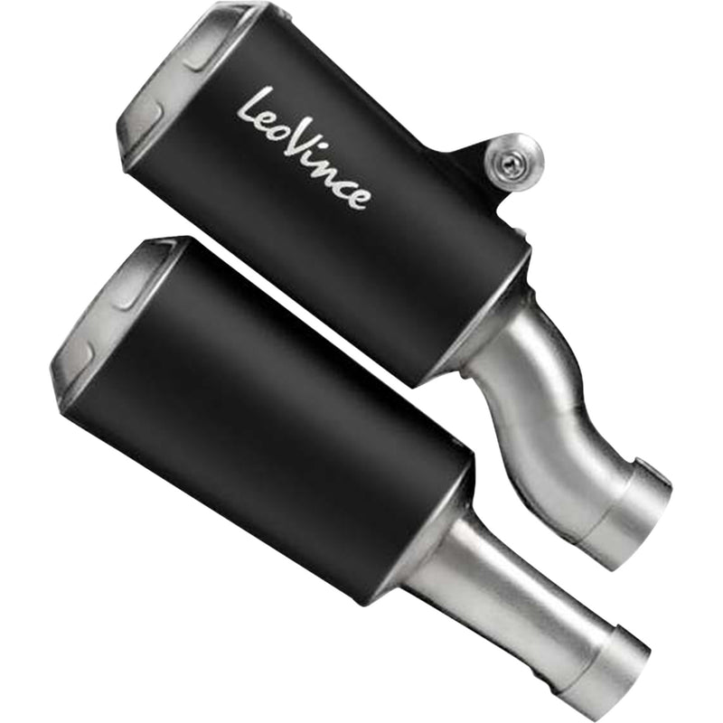 Leovince LV-10 Black Muffler - 15271B Triumph Speed 2021-2025