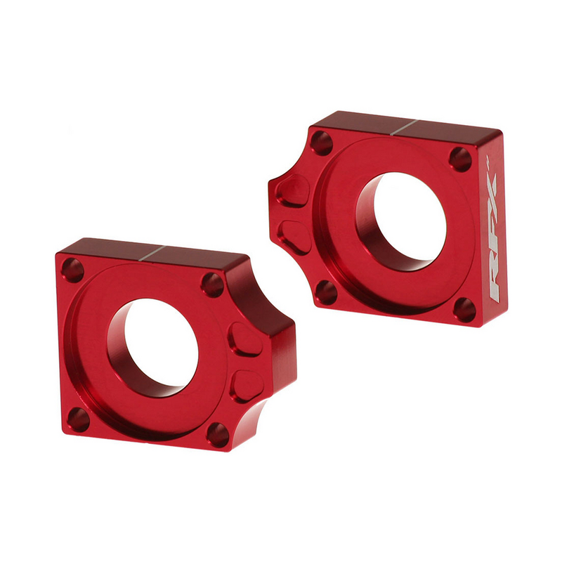 Rfx 739-0016 FXAB 50300 99RD REAR AXLE BLOCKS RED GAS/KTM/HUSQ