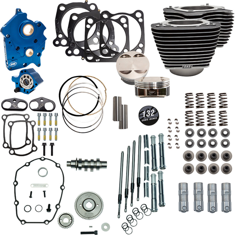 S&S Cycle Performance Kit Power Package - 310-1232D For Harley Motorcycles 2017-2026