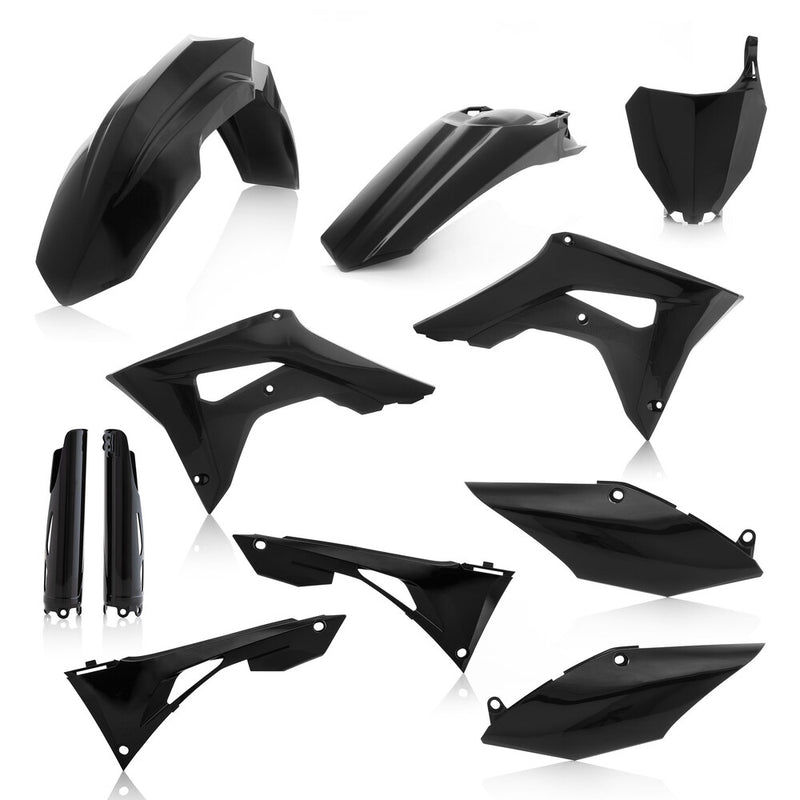 Acerbis Full Plastic Kit Black - 2736250001 Honda CRF250R / CRF450R / CRF450RWE 2019-2022
