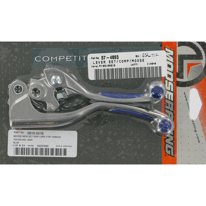 MOOSE OFFROAD 0610-0216 1SGYG93 Competition Lever Lever Set - Competition - Blue