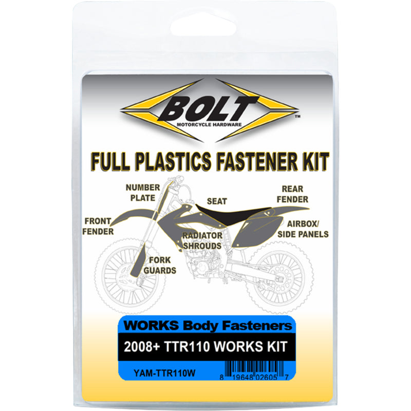 Bolt Body Work Fastener - YAM-TTR110W Yamaha 110 2008-2026