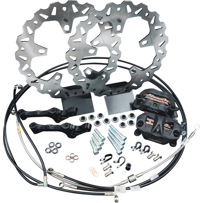 Gbrakes Brake Rotor Kit - GBDU017 For Harley Touring 2015-2026