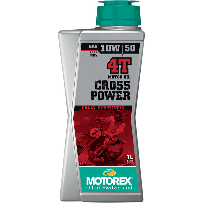 MOTOREX 3601-0763 308241 Cross Power Synthetic 4T Engine Oil 10w-50 - 1l