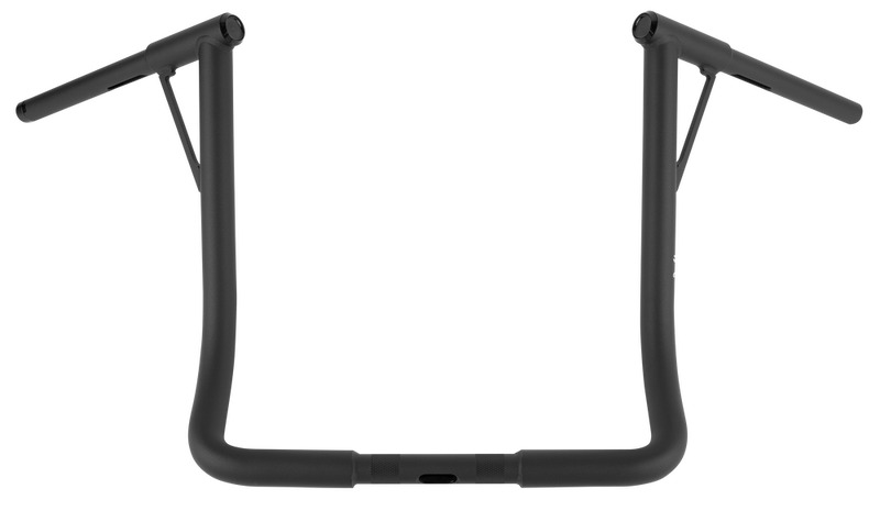 Burly Brand Louie-Bagger 16"BAR 1.25" TBW Matte Black - B12-7005TB For Harley Touring 1986-2024