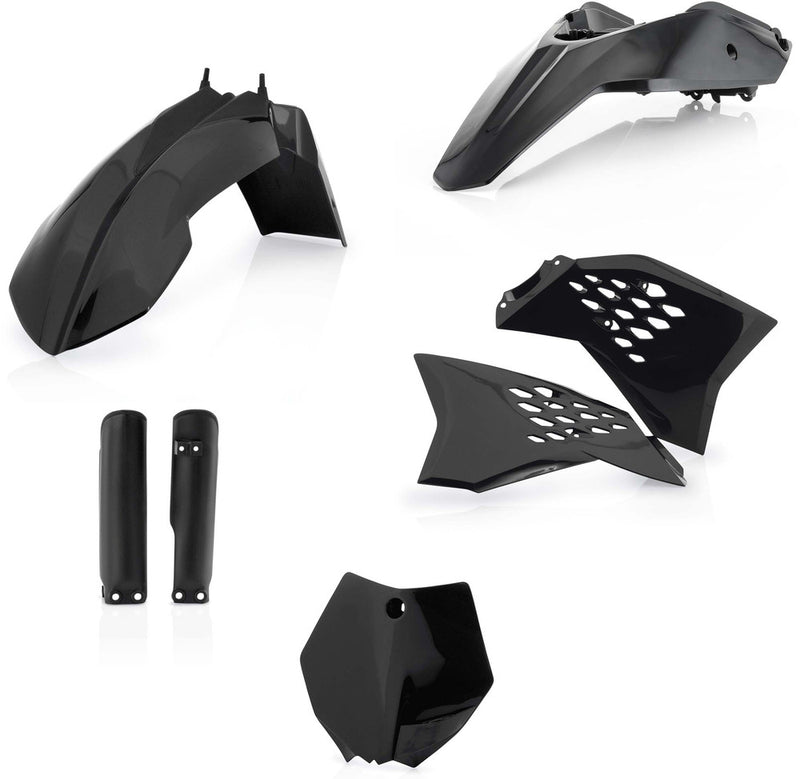 Acerbis Full Plastic Kit Black - 2253040001 KTM SX 65 2009-2011