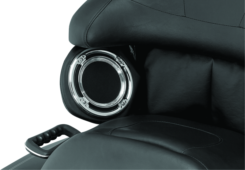 Kuryakyn 3792 Rear Speaker Accents For Harley-davidson Chrome - User 1