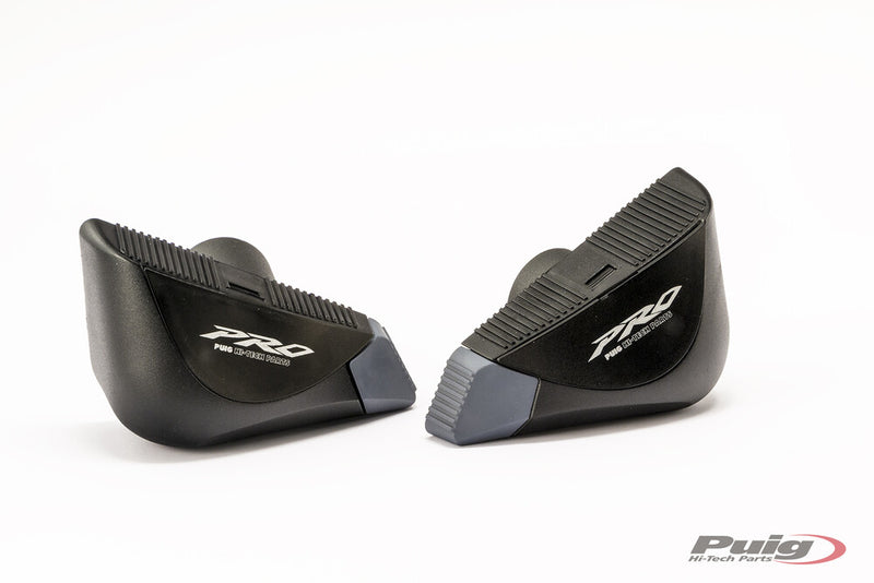 Puig Hi-Tech Parts Frame Sliders PRO Black - 9467N Kawasaki Ninja 650 2020-2022