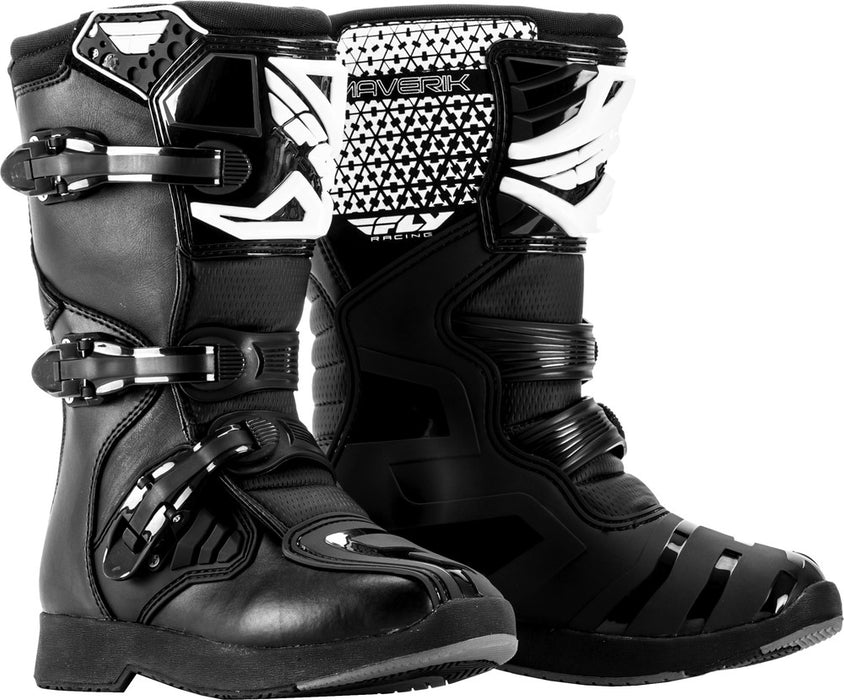 Fly Racing 364-55104 364-55104 YOUTH MAVERIK BOOTS BLACK SZ 04