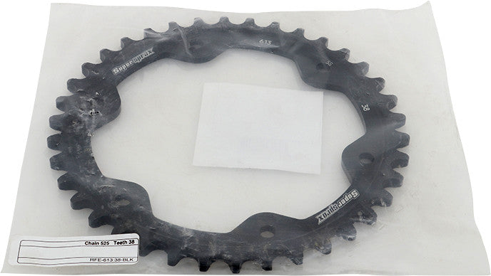Supersprox Rear Sprocket Steel 38T-525 Black - RFE-613-38-BLK KTM 1290 Super Duke 2014-2016