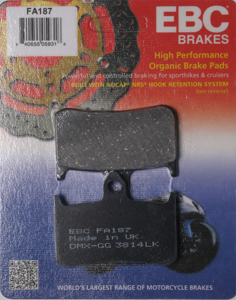 Ebc 15-187 FA187 BRAKE PADS