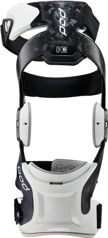 Pod 664-0490L K830-CLT-RT-LG K8 3.0 KNEE BRACE CARBON (RT) CARBON/WHITE LG