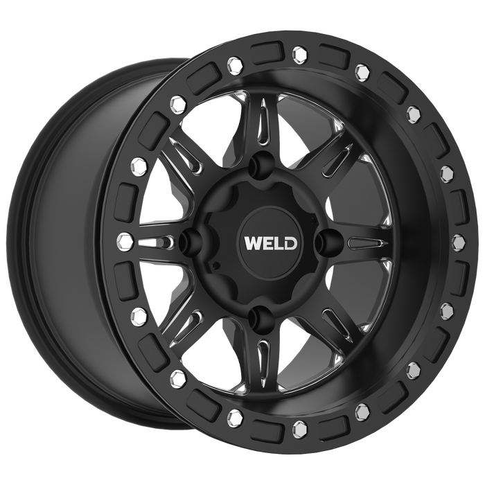 Weld Wheels 575-3204 U511B8042400 CHEYENNE BEADLOCK SATIN MIL 15X8 4+4 4X137