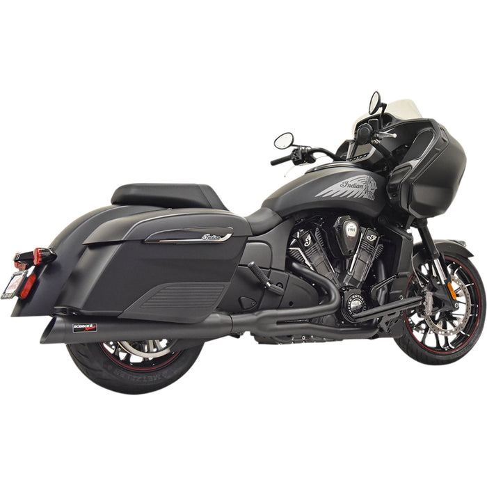 BASSANI XHAUST 1810-2779 8H18SB Road Rage 2:1 Exhaust System Road Rage 2:1 Exhaust - Black - Challenger
