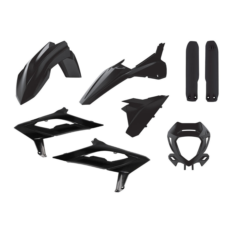 Polisport Plastic Body Kit Beta Black - 91317 Beta Dirt Bikes 2023-2024